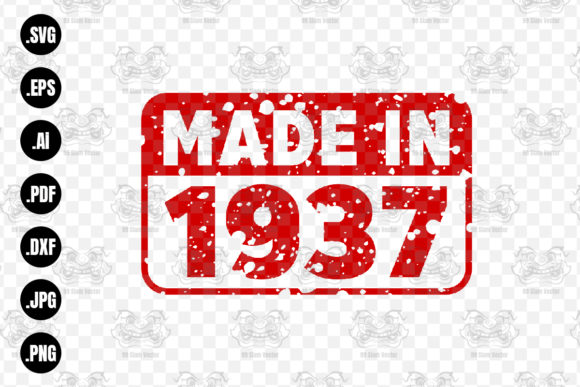 Download Made in 1937 Rubber Texture Stamp&nbsp;&nbsp; - 1937 Collection