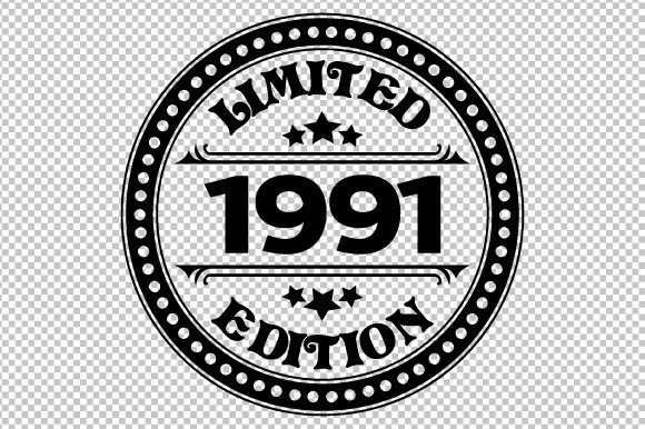 Download Limited Edition 1991 SVG EPS PNG - 1991 Collection