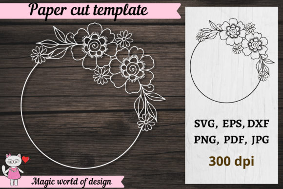 Download Floral Frame Svg Cricut SVG Cut File - Floral Collection
