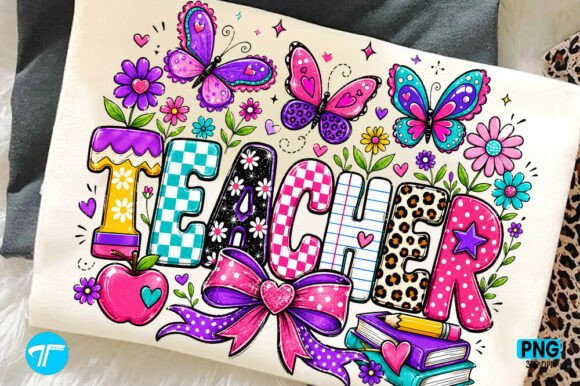 Download Preppy Teacher School Floral Shirt Png - Floral Collection