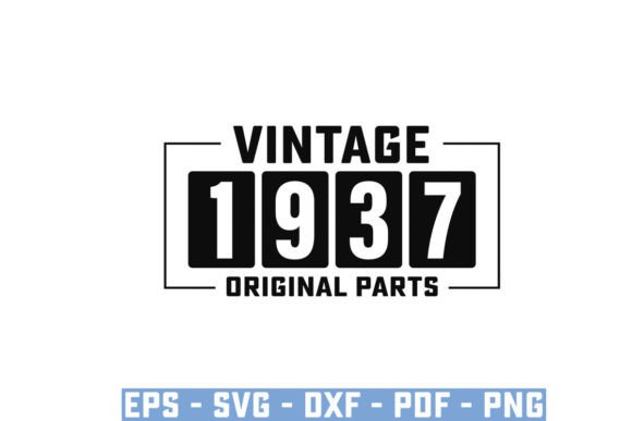 Download Vintage 1937 Original Parts Funny Svg - 1937 Collection
